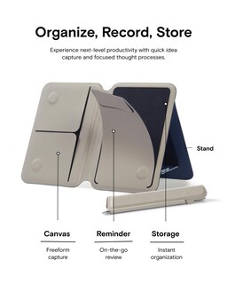 Foto 5 | Foto 5 | Soporte Para Teléfono Moft Action Magsafe Con Bloc De Notas Y Bolígrafo Color Azul Marino - Venta Internacional.