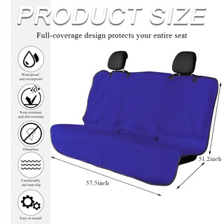 Foto 2 | Foto 2 | Funda De Asiento Para Toalla De Coche Dxnq Impermeable Antideslizante Azul Suave - Venta Internacional.