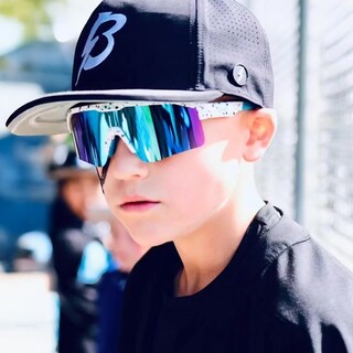 Foto 3 | Foto 3 | Gafas De Sol Er00 Er00 Deportivas Polarizadas En Color Dorado Para Jóvenes - Venta Internacional.