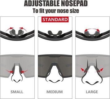 Foto 7 | Foto 7 | Gafas De Sol Er00 Er00 Deportivas Polarizadas En Color Dorado Para Jóvenes - Venta Internacional.