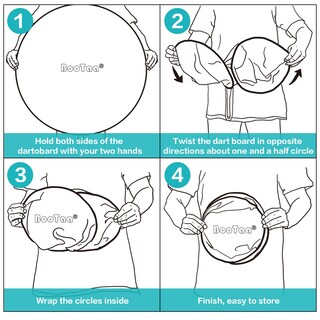 Foto 7 | Foto 7 | Tablero De Dardos Bootaa 29 Grande Para Niños Con 12 Bolas Adhesivas - Venta Internacional.