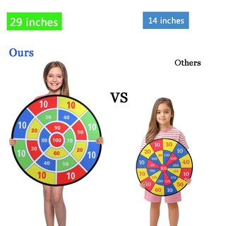 Foto 2 | Foto 2 | Juego De Mesa De Dardos Para Niños Plzoslly 74 Cm 24 Bolas Adhesivas Para Interiores - Venta Internacional.