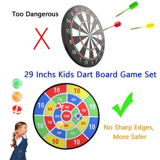 Foto 5 | Foto 5 | Juego De Mesa De Dardos Para Niños Plzoslly 74 Cm 24 Bolas Adhesivas Para Interiores - Venta Internacional.