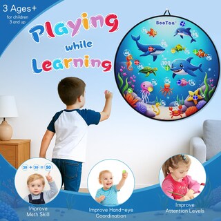 Foto 3 | Foto 3 | Dartboard Bootaa De 29 Pulgadas Grande Plegable Con Bolas Adhesivas - Venta Internacional.