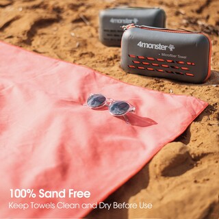 Foto 7 | Foto 7 | Toalla 4monster Microfiber Travel 80x40 Cm Morada - Venta Internacional.