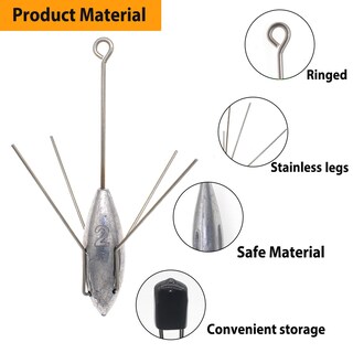 Foto 3 | Foto 3 | Pesas De Pesca Allerfilery Sputnik Sinkers 4 Onzas 5 Unidades - Venta Internacional.