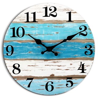 Foto 1 | Foto 1 | Reloj Chylin Silent Vintage Coastal Blue De 20 Cm 8 Pulgadas - Venta Internacional.