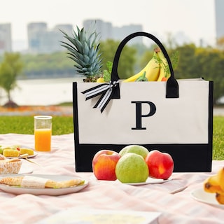 Foto 3 | Foto 3 | Bolso De Mano Topdesign Con Diseño Inicial De Lienzo 43 X 30 X 20 Cm - Venta Internacional.