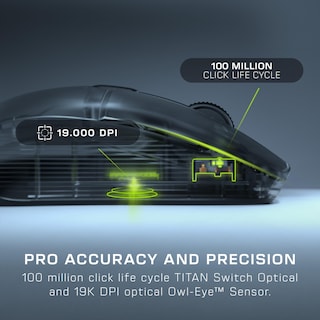 Foto 6 | Foto 6 | Ratón Inalámbrico Rgb Para Juegos Turtle Beach Kone Xp Air De 19 K Dpi - Venta Internacional.