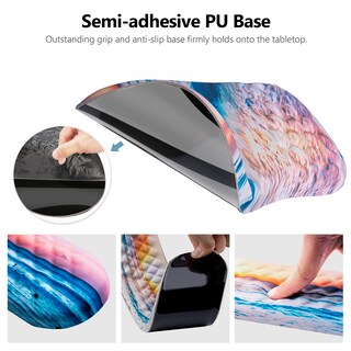 Foto 4 | Foto 4 | Alfombrilla De Ratón Con Soporte De Muñeca Laokiiy 2 En 1 De Espuma De Gel Ergonómica - Venta Internacional.