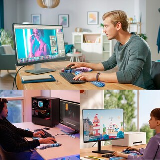 Foto 7 | Foto 7 | Alfombrilla De Ratón Con Soporte De Muñeca Laokiiy 2 En 1 De Espuma De Gel Ergonómica - Venta Internacional.