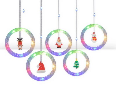 Foto 1 | Foto 1 | Paquete De 2 Series/guirnaldas Navideña En Forma De Esferas Con Luz Led Multicolor.
