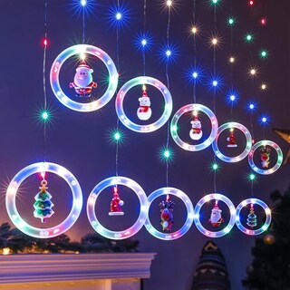 Foto 2 | Foto 2 | Paquete De 2 Series/guirnaldas Navideña En Forma De Esferas Con Luz Led Multicolor.