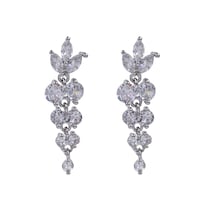 Aretes Colgantes Gotas Con Cristal