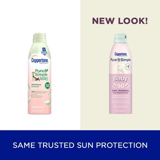 Foto 2 | Foto 2 | Protector Solar En Aerosol Coppertone Pure And Simple Baby Spf 50 150 Ml - Venta Internacional.