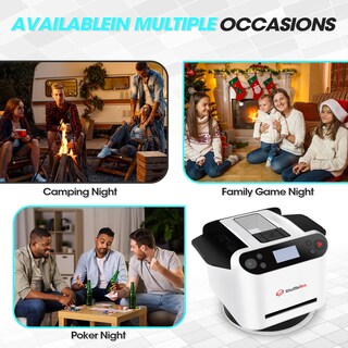 Foto 6 | Foto 6 | Barajador Y Crupier De Cartas Shufflebox G1 Pro 2025 Para 12 Jugadores - Venta Internacional.