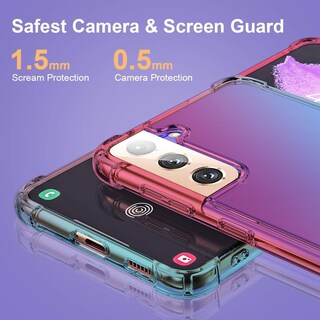 Foto 4 | Foto 4 | Funda De Teléfono Kiomy Clear Para Samsung Galaxy S21 5g A Prueba De Golpes - Venta Internacional.