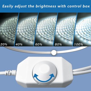 Foto 2 | Foto 2 | Tira De Luces Led Phopollo De 100 Pies (2 X 50 Pies) 6500 K Regulables - Venta Internacional.