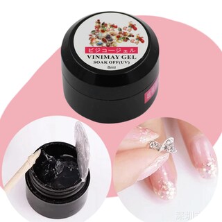 Foto 4 | Foto 4 | Gel Construcción Pegamento P/ Cristales Y Decoración Uñas 2pz