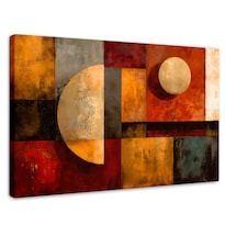 Cuadro Decorativo Para Comedor Canvas Forma Y Tierra 90x60