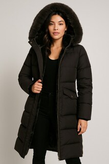 Foto 1 | Foto 1 | Chamarra Larga Para Mujer Premium Peluche Elegante Sakers - Marrón