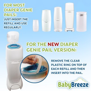Foto 3 | Foto 3 | Bolsas De Recambio Para Cubos De Pañales Babybreeze Compatibles Con Diaper Genie - Venta Internacional.