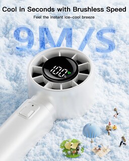 Foto 5 | Foto 5 | Turboventilador Portátil Coldsky De 5 Velocidades Con Pantalla - Venta Internacional.