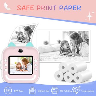 Foto 2 | Foto 2 | Papel De Recarga Para Cámara Instant Print Paquete De 20 Para Niños - Venta Internacional.