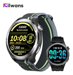 Foto 2 | Foto 2 | Bundle Smartwatch Gtr Lite Filwans Negro + Audífonos Qcy H2 Pro Negro