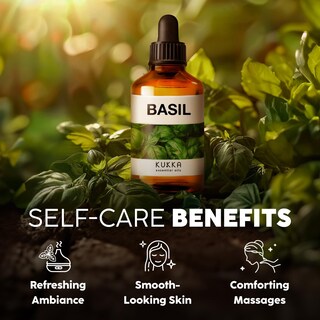 Foto 4 | Foto 4 | Aceite Esencial De Albahaca Kukka 120 Ml 100% Puro Y Natural Para Difusor - Venta Internacional.