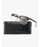 Lentes Para Computadora Lentes Fotocromáticas Anti Luz Azul Caballero Dama Cuadrado Clásico Medio Marco Marrón