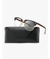 Lentes Para Computadora Lentes Fotocromáticas Anti Luz Azul Caballero Dama Cuadrado Clásico Medio Marco Marrón