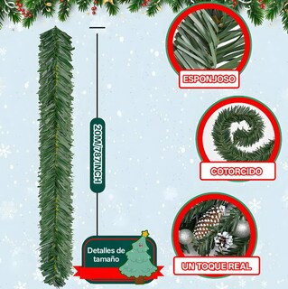 Foto 2 | Foto 2 | Escarcha Navideña Xtellar Verde Rollo 20 m