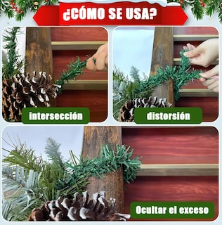 Foto 3 | Foto 3 | Escarcha Navideña Xtellar Verde Rollo 20 m