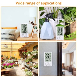 Foto 3 | Foto 3 | Termómetro Higrómetro Neoteck 3 En 1 Con Reloj Lcd - Venta Internacional.