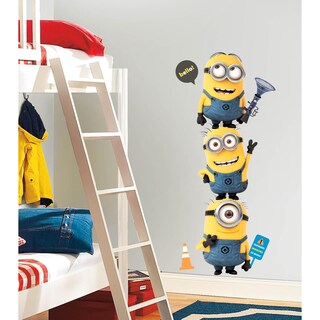 Foto 2 | Foto 2 | Adhesivos De Pared Roommates Minions Despicable Me 2 Amarillo X11 - Venta Internacional.