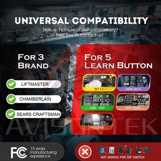 Foto 2 | Foto 2 | Abridor De Puerta De Garaje Remoto Avisontek 893max 893lm X3 - Venta Internacional.