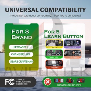 Foto 2 | Foto 2 | Teclado Abre-puertas De Garaje Avisontek 878max Universal - Venta Internacional.