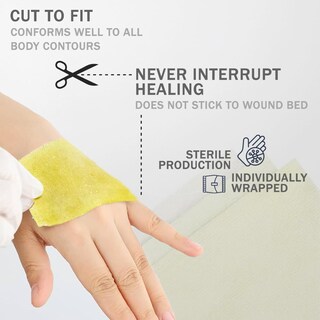 Foto 3 | Foto 3 | Aderezo De Vaselina Everlit Xeroform Para Quemaduras De 2 X 2 Cm (paquete De 25) - Venta Internacional.