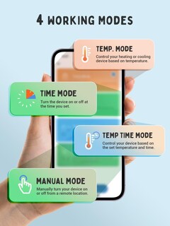 Foto 3 | Foto 3 | Termostato Enchufable Inkbird C236t Wifi 1800 W 15 A Con Temporizador - Venta Internacional.