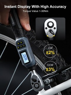 Foto 6 | Foto 6 | Llave Dinamométrica Digital Growneer 1 5-30 Nm 1/4'' Drive - Venta Internacional.