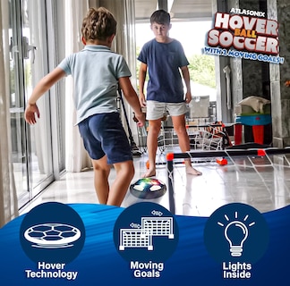 Foto 7 | Foto 7 | Set De Balones De Fútbol Hover Atlasonix Con 2 Discos Flotantes Y 2 Porterías - Venta Internacional.