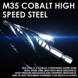 Foto 4 | Foto 4 | Broca Escalonada Matework M35 Con Revestimiento De Cobalto Y Tialn 12 Tamaños - Venta Internacional.