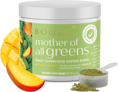 Foto 1 | Foto 1 | Super Greens Powder Boobie Mother Of All Greens Mango 30sv - Venta Internacional.