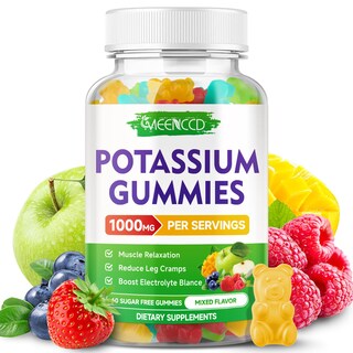 Foto 1 | Foto 1 | Gomitas De Citrato De Potasio Meenccd 1000 Mg Para Adultos 60 Unidades - Venta Internacional.