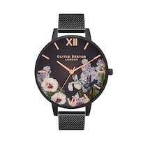 Reloj Para Mujer Olivia Burton Ob16fs116 Negro