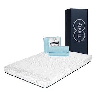 Foto 1 | Foto 1 | Colchón En Caja Restonic Trinity Matrimonial + Sábanas Trinity