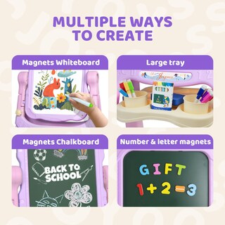 Foto 3 | Foto 3 | Easel Joyooss Art Para Niños Con Pizarra Magnética Y Accesorios - Venta Internacional.
