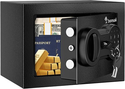 Foto 1 | Foto 1 | Safe Box Bonsaii Teclado Electrónico Steel Security 6l - Venta Internacional.