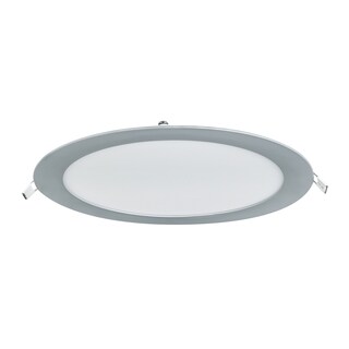 Foto 1 | Foto 1 | Estevez Luminaria Led Empotrable Circular Flat Cct 18 Watts Color Plata Temperatura Ajustable